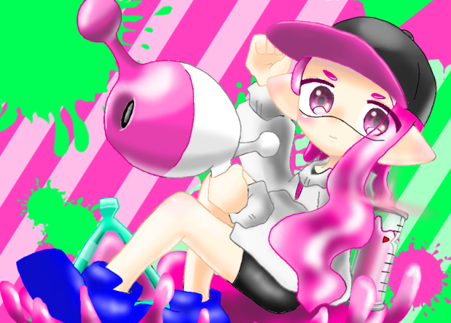 Ponの線画！