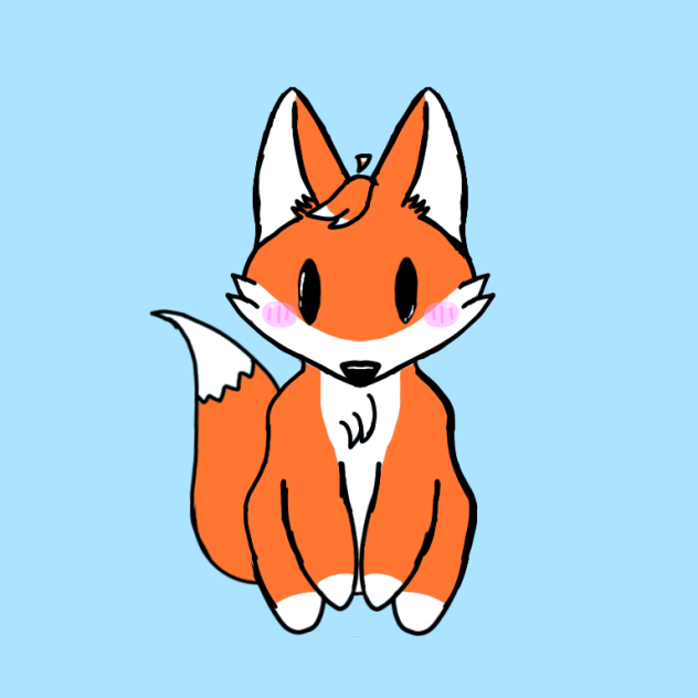 Here, have a chibi fox.