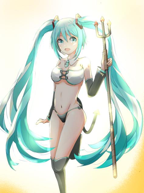 ちょっとハロウィンっぽい初音ミク