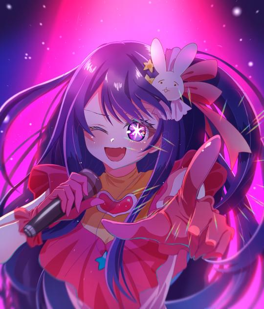 星野アイちゃん描いたー