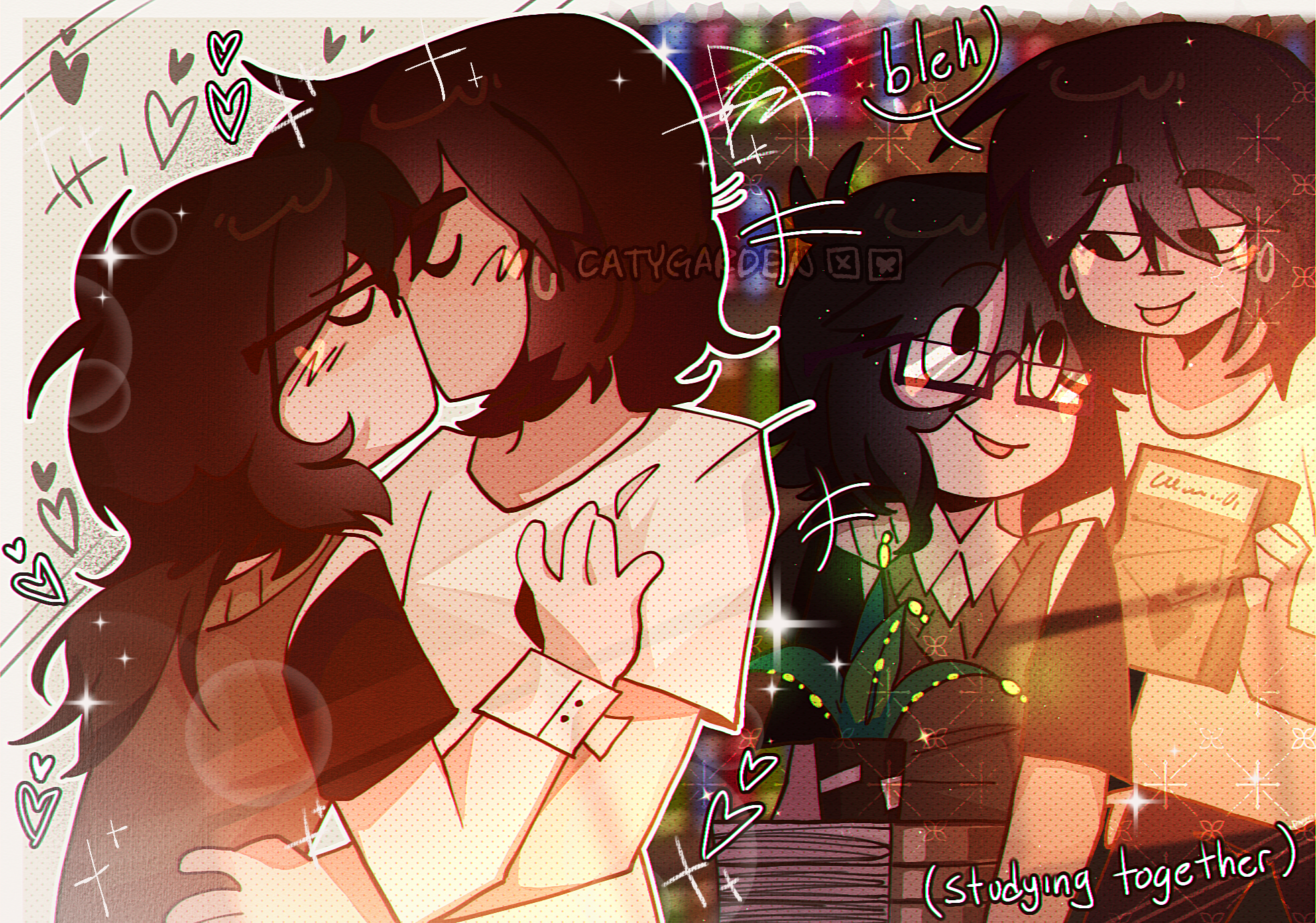 ✧*̣̩⋆̩☽⋆Me ✧*̣̩⋆̩☽⋆゜ OC】ꜱᴛᴜᴅʏɪɴɢ — ❤️‍🩹🏳️‍🌈 — !!! - ibisPaint