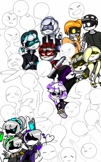 Murder drones Collab - ibisPaint