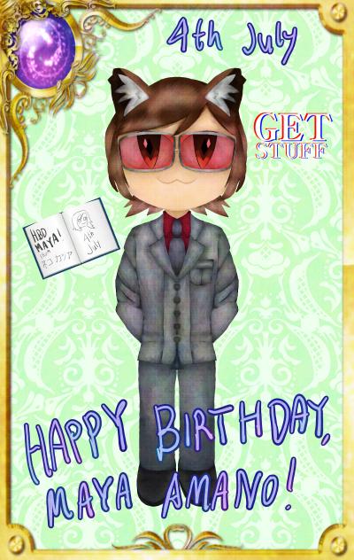 Neco Katsuya (HBD Maya, 4th July)