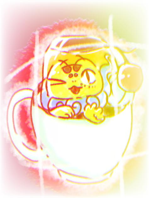 水彩で描いた