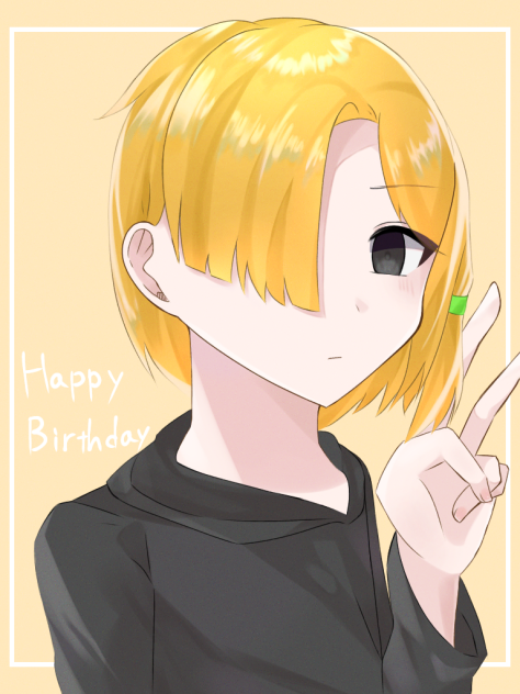 輝亜くん　おたおめ