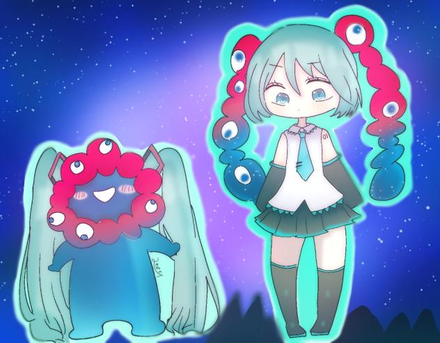 ミャクミャクとミク