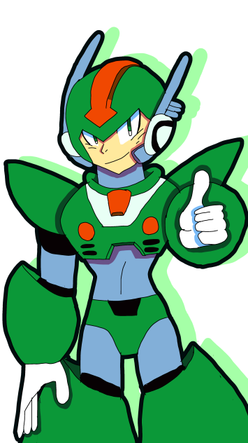 Green biker redesign