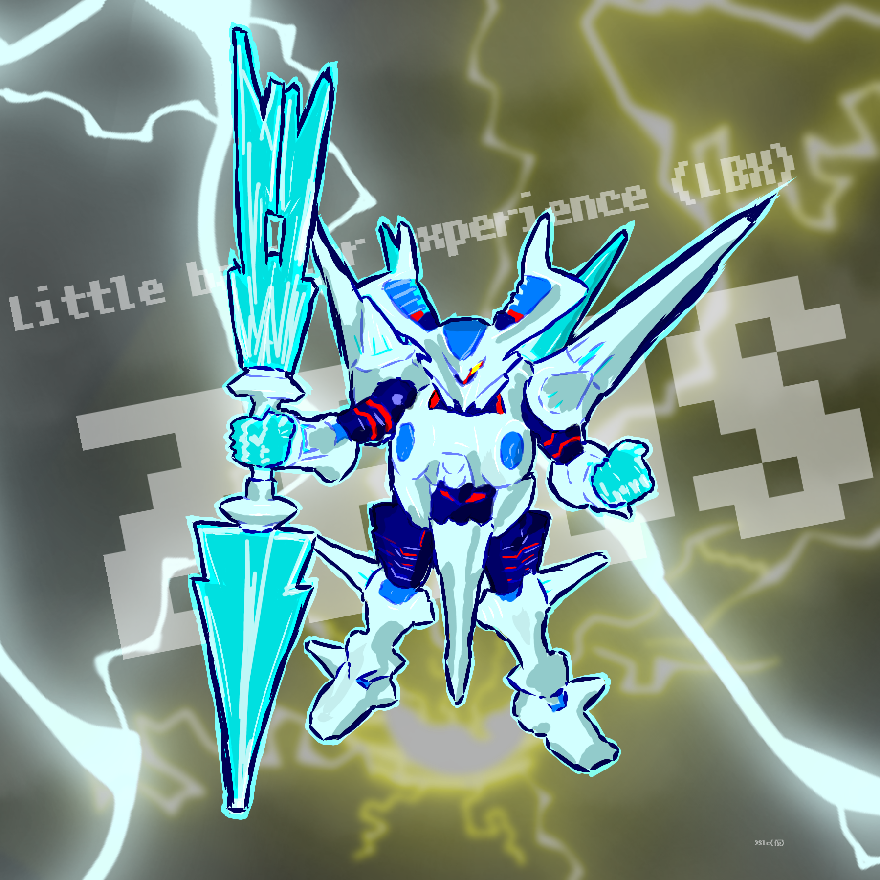 In the thunder storm - ibisPaint