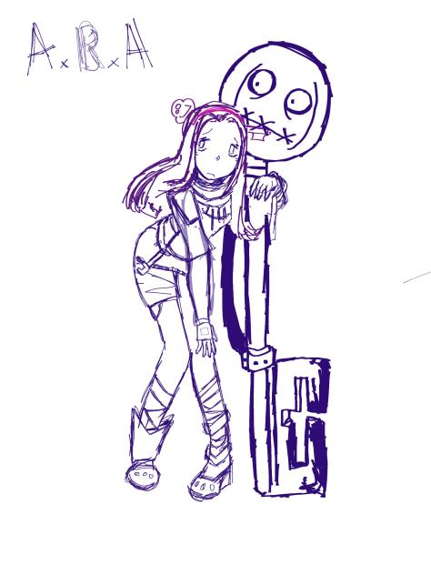 Sketch of my comfort char A.B.A