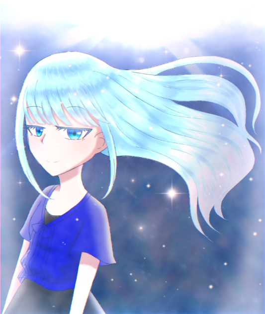 水中の少女