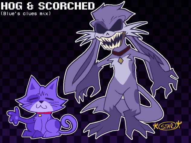 Hog & Scorched (Scratch & Mono render)
