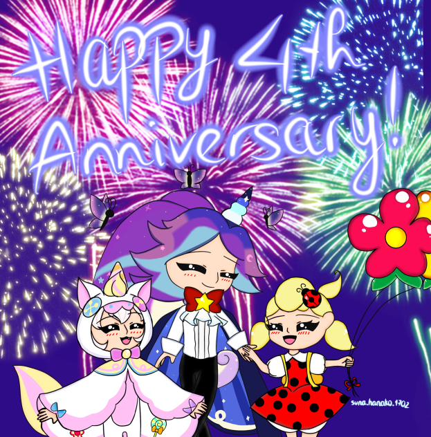 Happy 4th Anniversary (Cookie run)