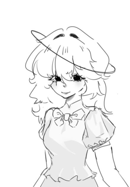 Drawing my sisters OC