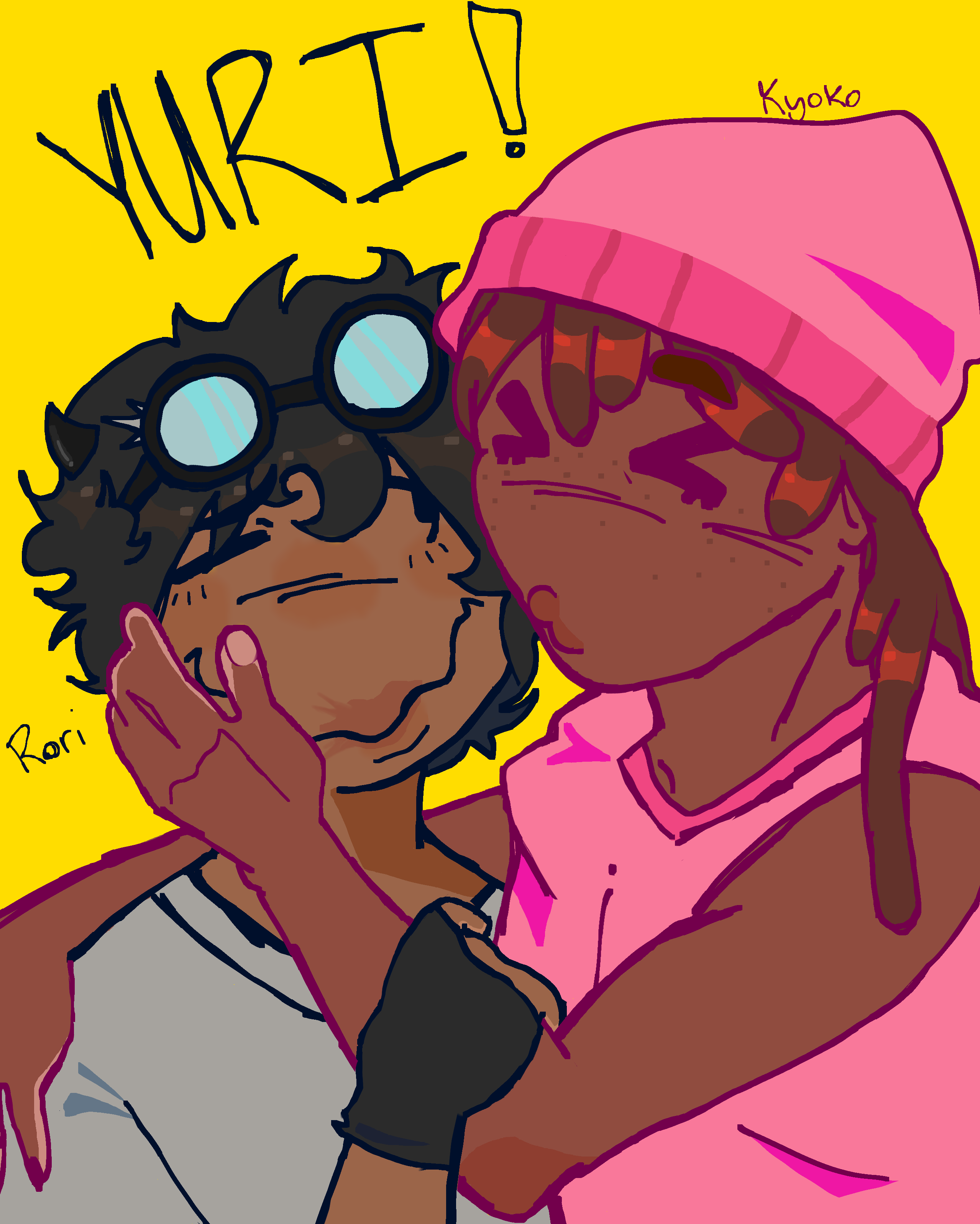 My sona and My wife - ibisPaint