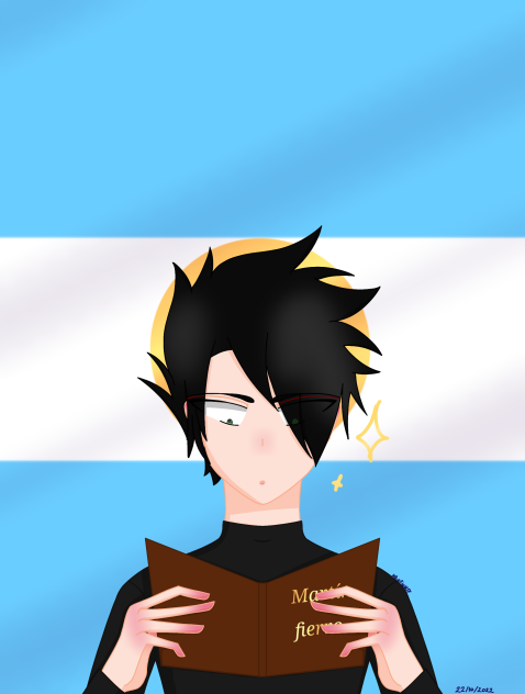 Ray leyendo el Martín Fierro xD