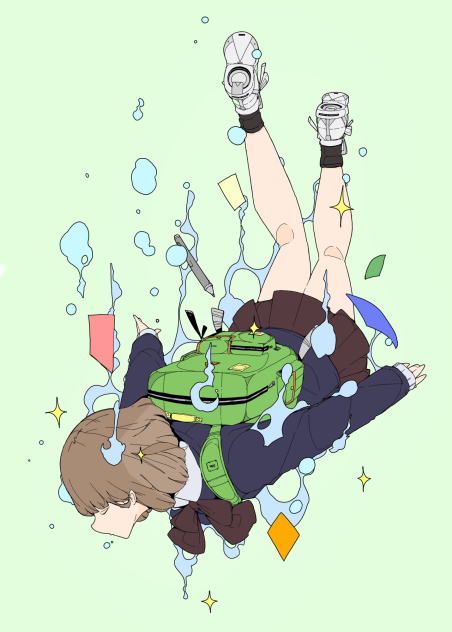 クリスタ線画…①
