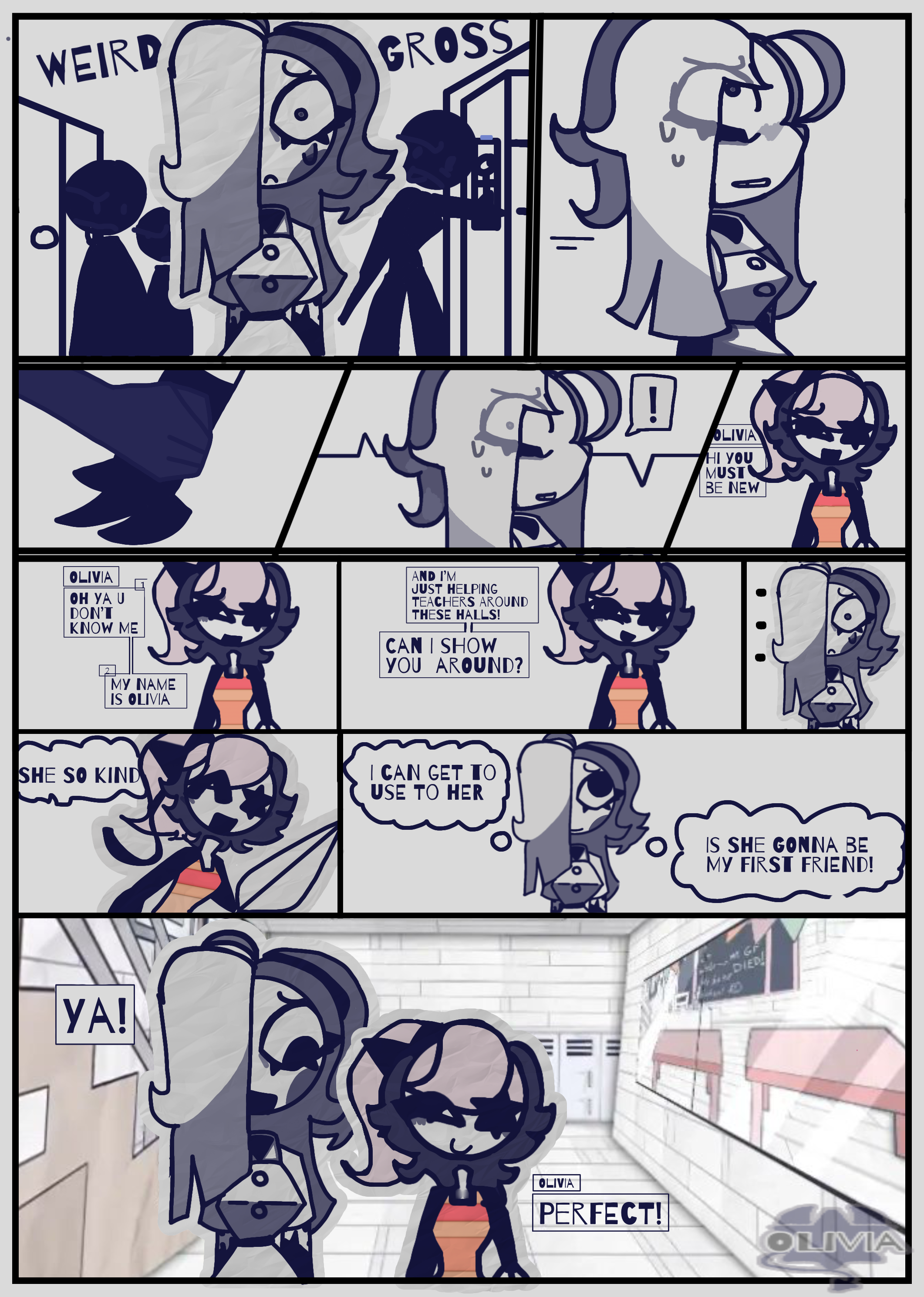 EP 1 getting lost🎀 give name to new oc! - ibisPaint