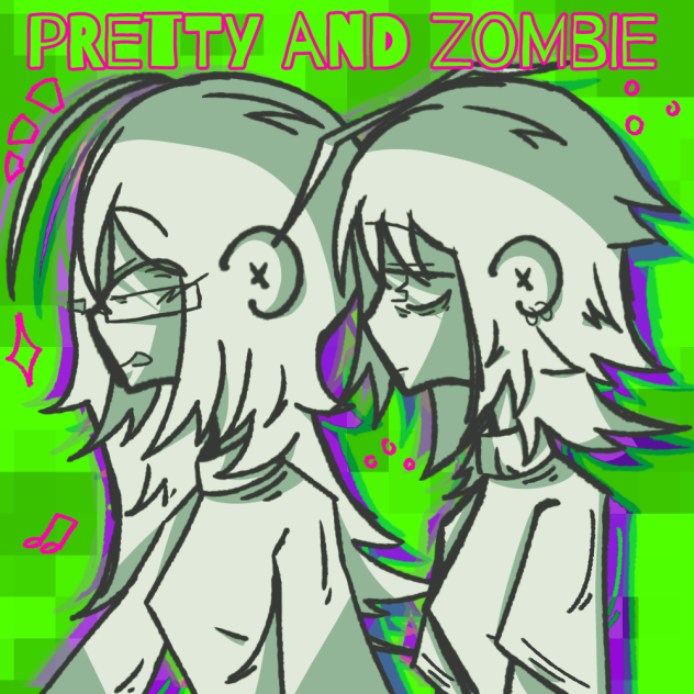 The pretty one and the zombie