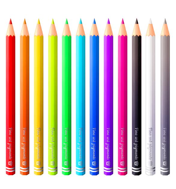 Colouring pencils
