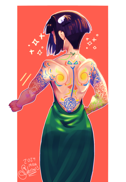 my oc's tatoos
