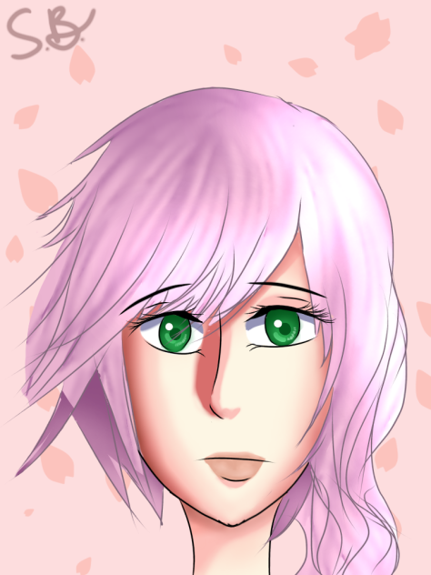 Lightning Farron portrait - ibisPaint