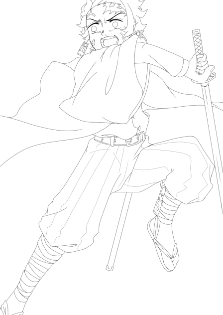 線画ｰ炭治郎ｰ