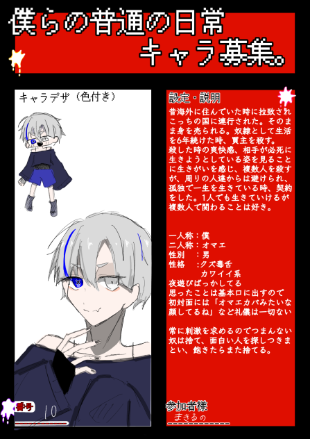 キャラ募