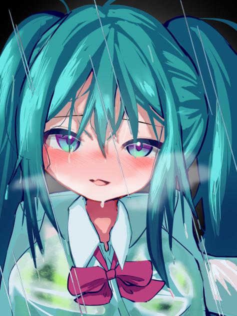 傘忘れちゃった♡