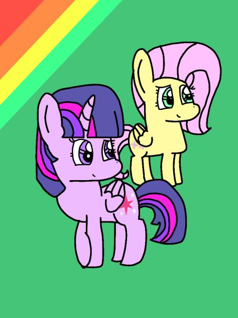 Twilight 🩹 Fluttershy 🍞