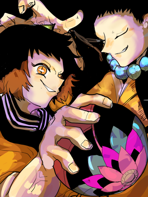 矢琶羽と朱紗丸 Ibispaint