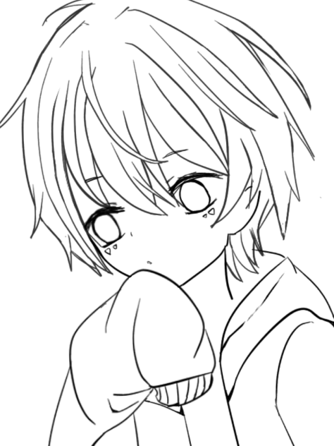 ぶかぶか 塗り絵