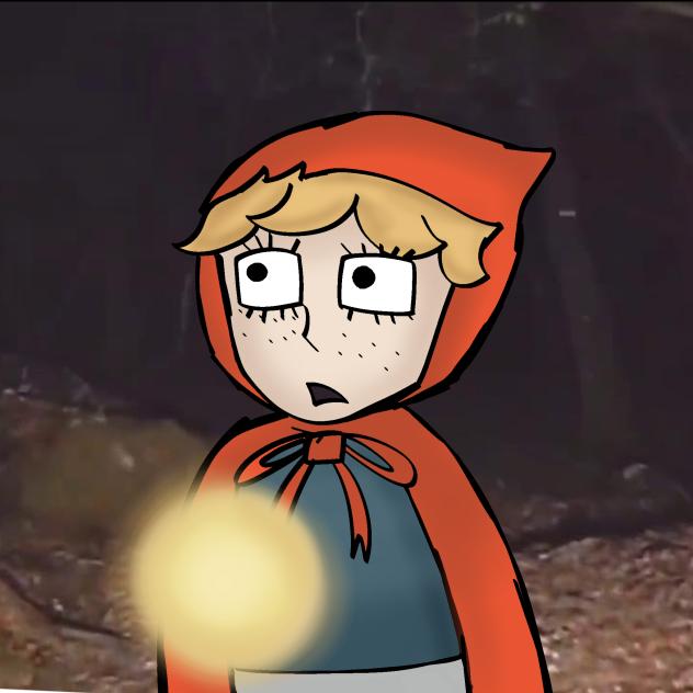 little red riding hood is gone.