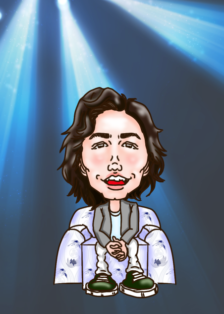 似顔絵　藤井風