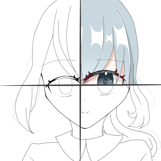 塗り絵合作～（　´∀｀）