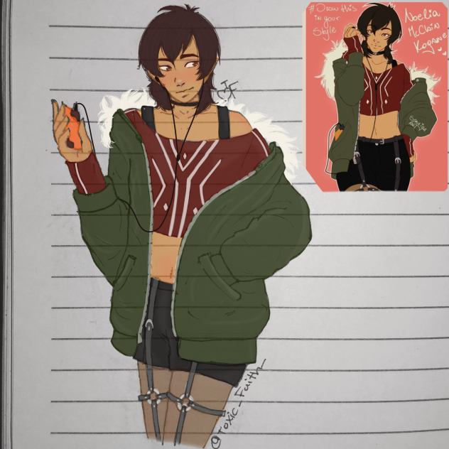 OC from senaiyaart drawn in my style
