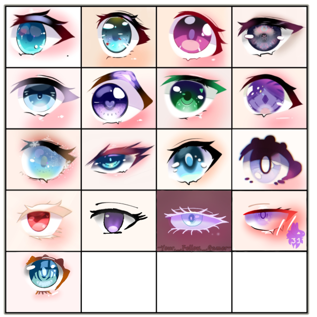 Eyes blue or brown can't remember