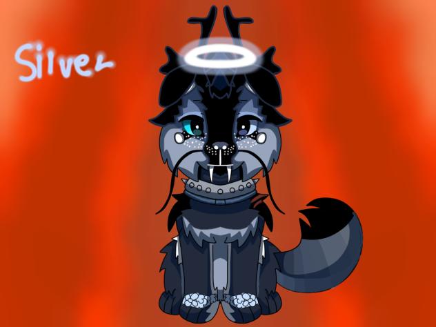 Drew one of my, a wolves pack morphs,