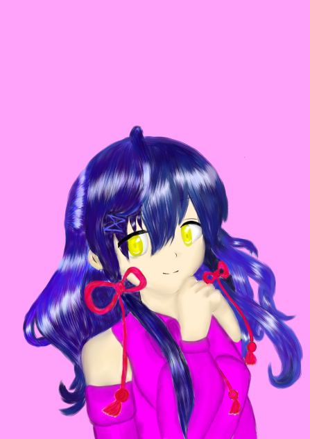 A pretty girl draw by insharai