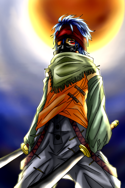 【塗った】ガスマスク少年