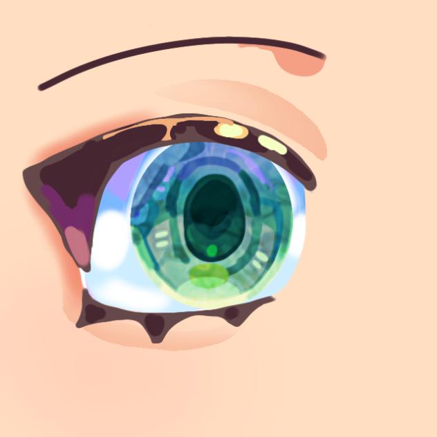 eye 🟢🟠🩷⚫️