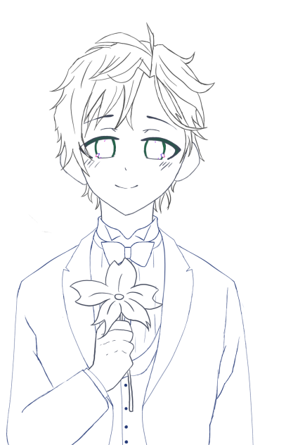 Face 12 lineart