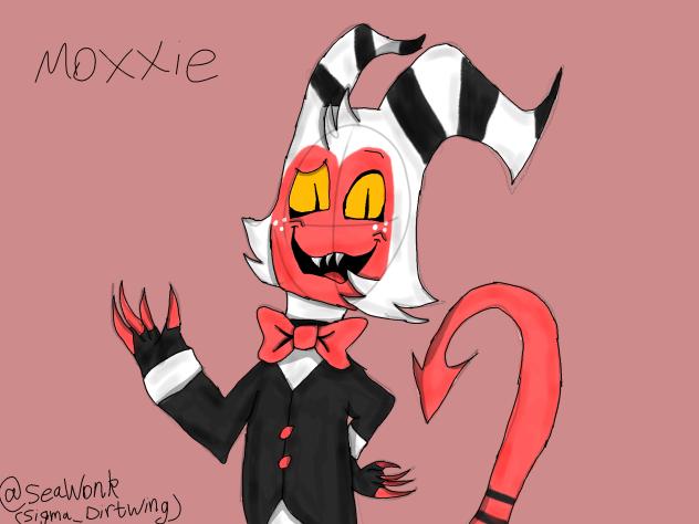Moxxie fanart (Helluva Boss)