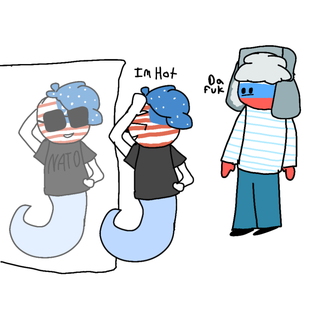 Da fuk - Countryhumans Ghost AU