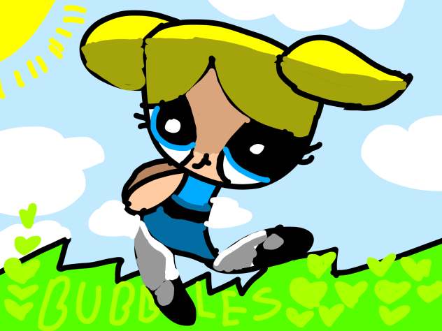 BUBBLES - shaded drawing