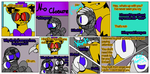 N-o Closure. p1 FNaF fanmade comic