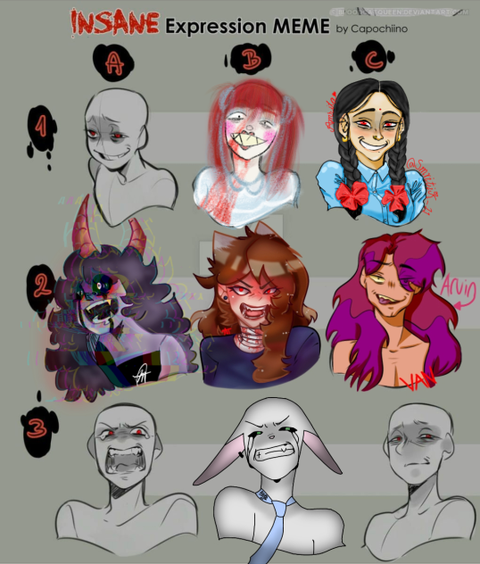 Insane Expression MEME with Rhyan Martin - ibisPaint