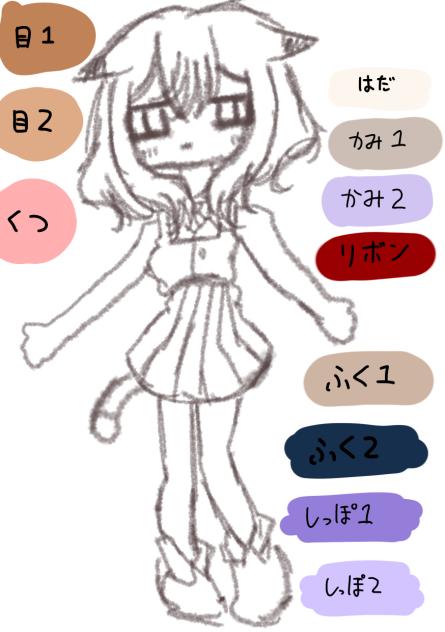 ぬりずらいけど、どうぞぬってください！