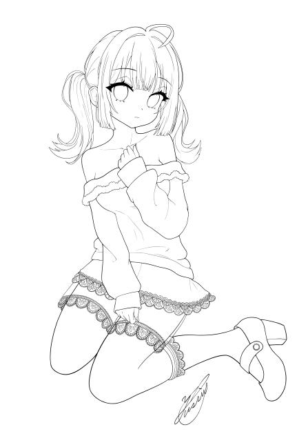 ダミー（線画）