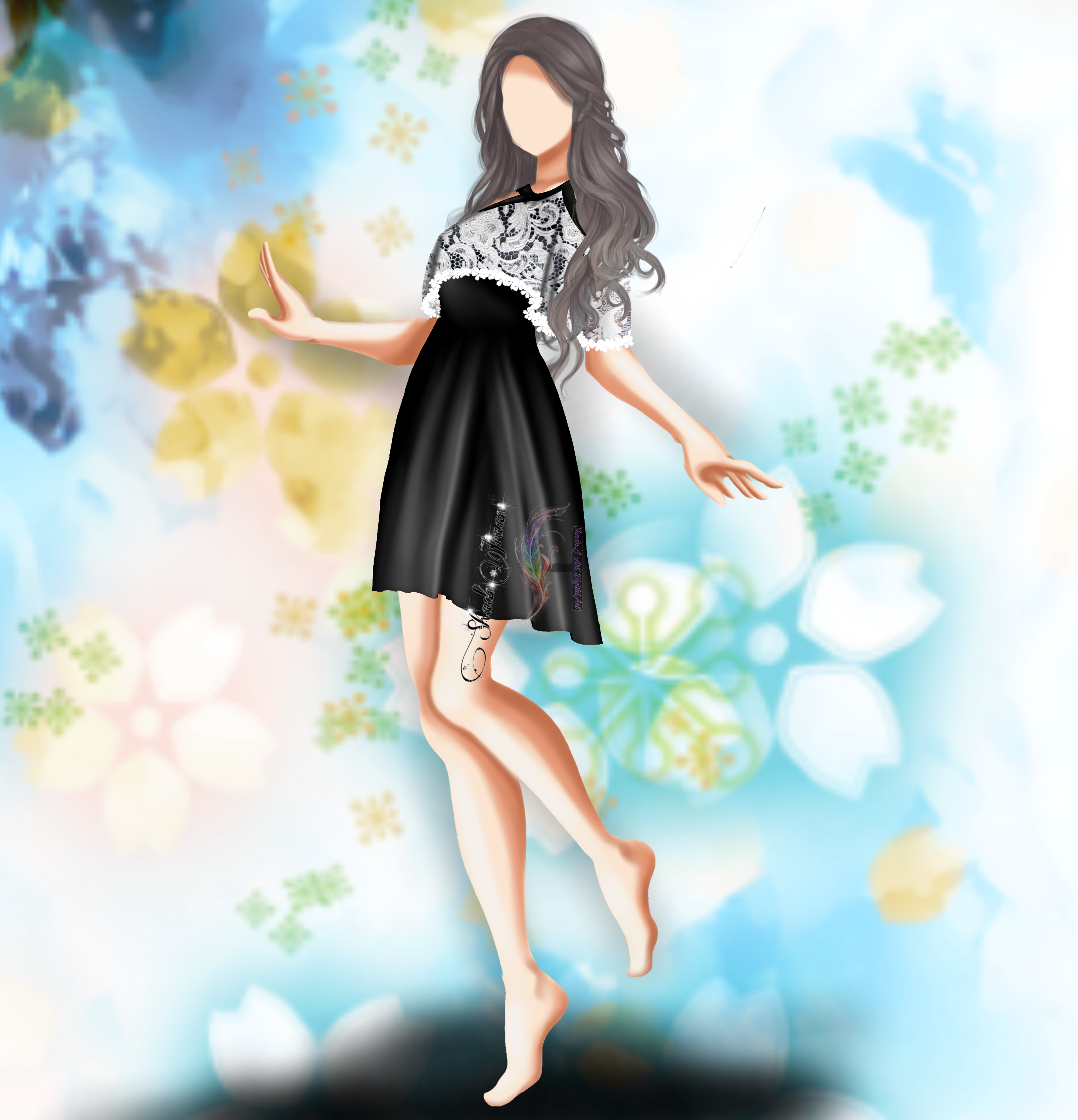 new dress Drawing by ibispaint - ibisPaint