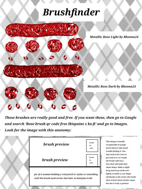 Brushfinder metallic Rose brushes